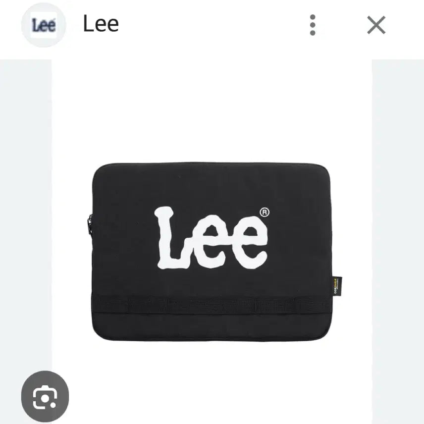[SOLD OUT] LEE 리 노트북 타블렛 파우치 블랙 (코듀라 블랙)