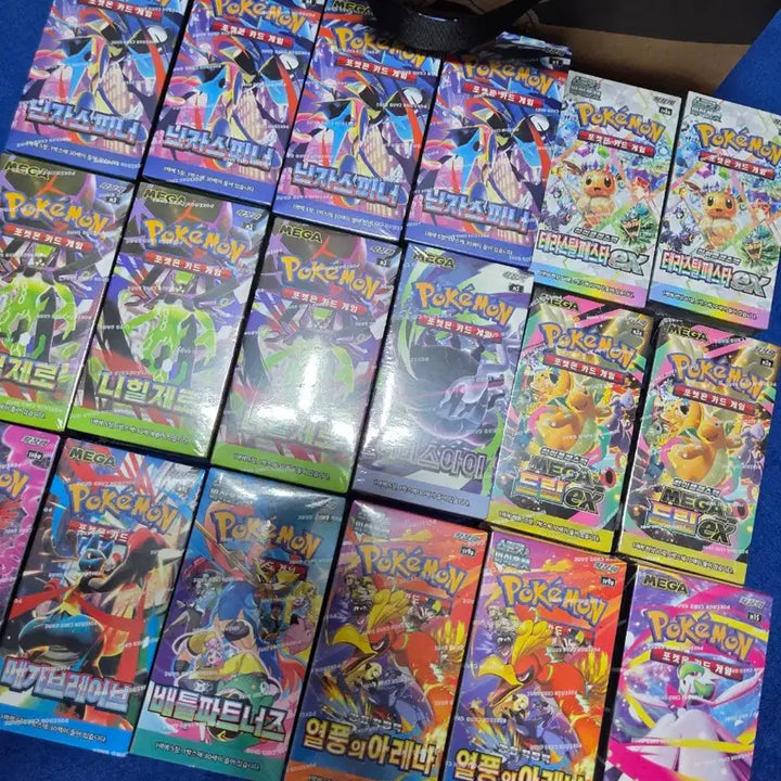[BUNJANG] Pokemon Card Sealed Booster Box / 포켓몬 카드 미개봉 슈링크(테라스탈 메가드림 어비스아이 니힐제로 닌자)