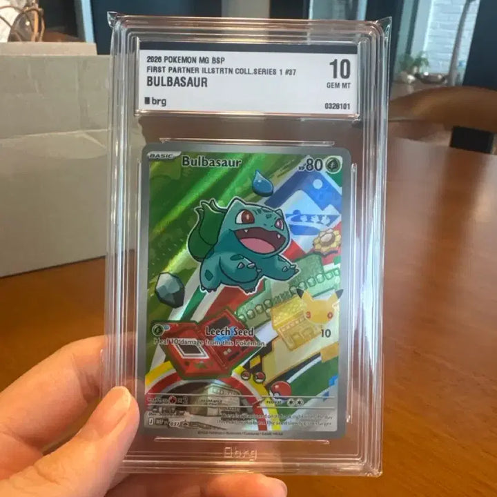 [BUNJANG] Bulbasaur First Partner Collection BRG 10 Graded Card / 북미판 이상해씨 BRG 10 판매합니다