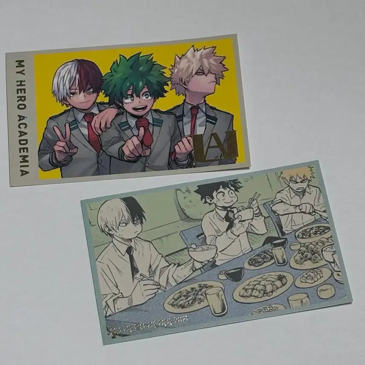 [BUNJANG] My Hero Academia Original Drawing Exhibition Memorial Card / 나히아 히로아카 원화전 메모리얼 카드