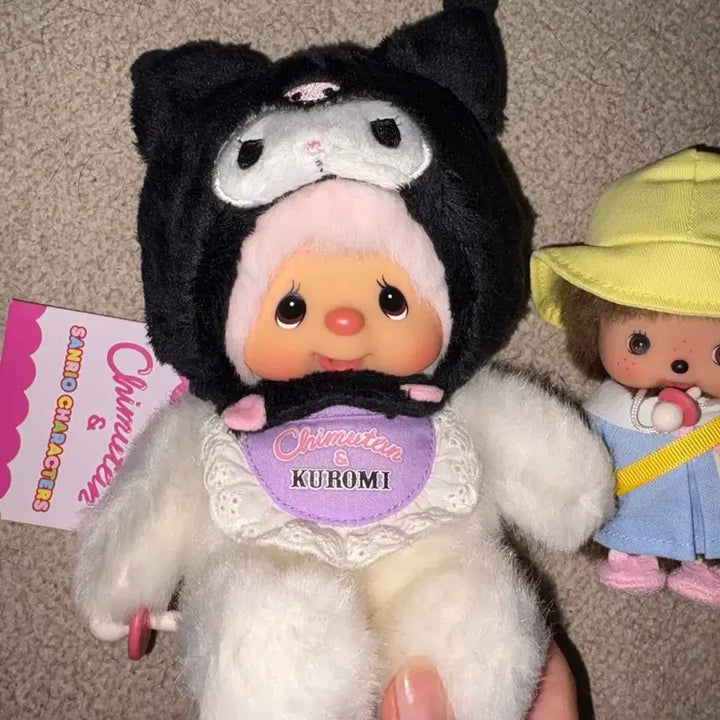 [BUNJANG] Sanrio Kuromi Monchhichi Chimutan Doll / [정품 새상품] 산리오 쿠로미 몬치치 치무탄