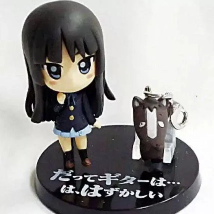 [BUNJANG] K-ON! Mio Akiyama Prop+ Petit Figure Gacha Keychain Doll / 케이온 미오 프롭 플러스 푸치 피규어 가챠 키링 인형