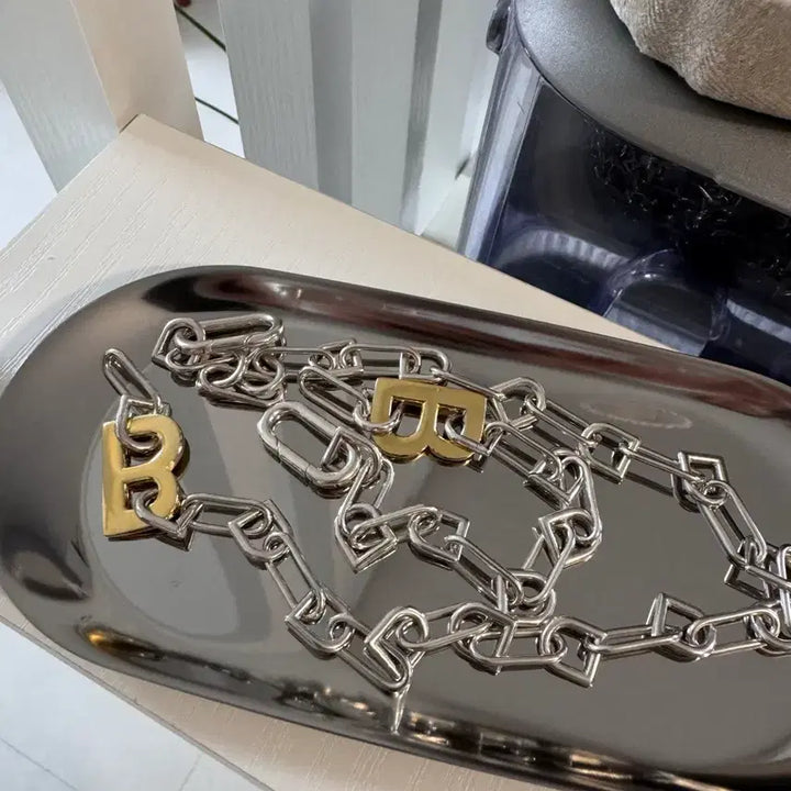 [SOLD OUT] 실버925 B 팬던트 팔찌
