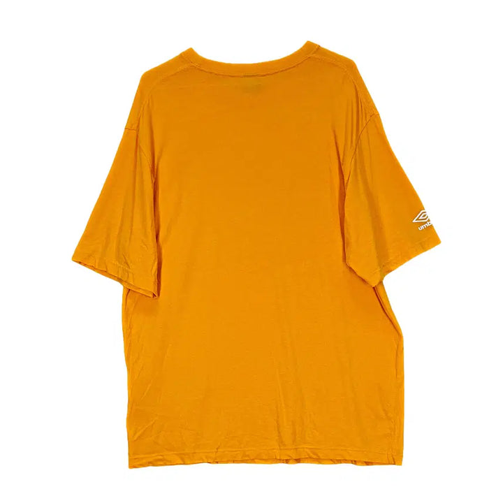 [SOLD OUT] 엄브로 남성 스포티한 루즈핏 반팔티 100 머스타드 07834