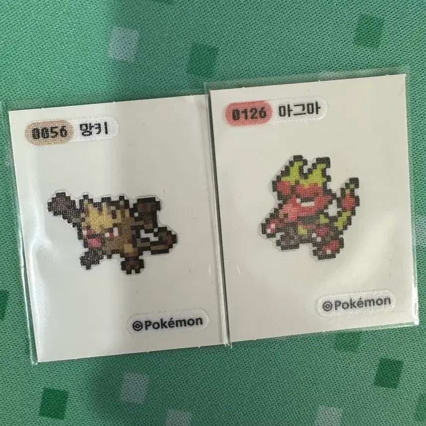 [BUNJANG] Pokemon 2024 Pixel Art Sticker Bundle Set / 포켓몬 2024 픽셀아트 띠부씰