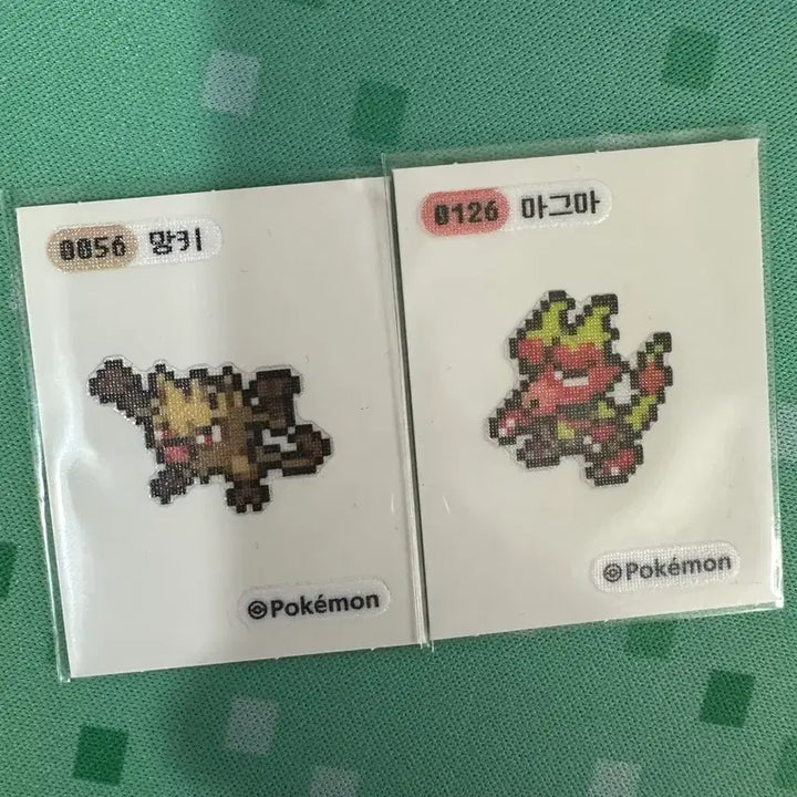 [BUNJANG] Pokemon 2024 Pixel Art Sticker Bundle Set / 포켓몬 2024 픽셀아트 띠부씰