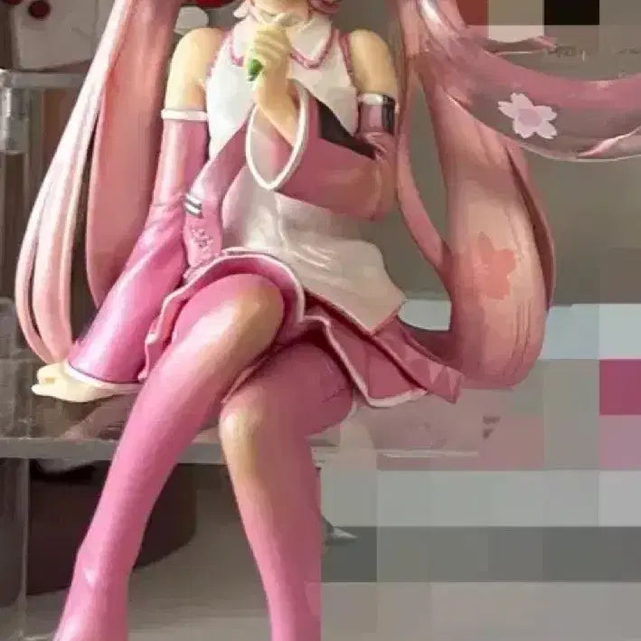 [BUNJANG] Sakura Miku Noodle Stopper Figure 2022 Pearl Version / 사쿠라 미쿠 누들스토퍼 피규어 판매 2022 하츠네 미쿠