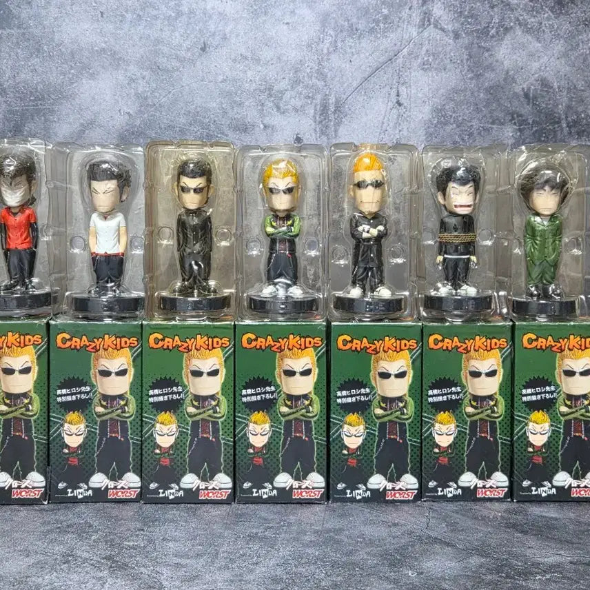 [SOLD OUT] 크로우즈 워스트 스즈란 크레이지헤드 키즈 피규어 7종 일괄