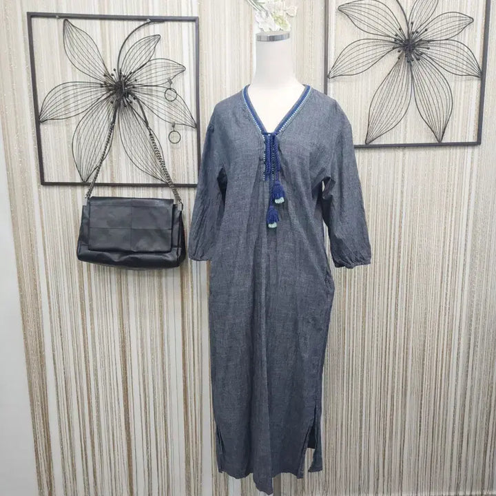[BUNJANG] Lapiaf Denim Dress Blue Size S / Lapiaf 원피스 데님 블루 S사이즈