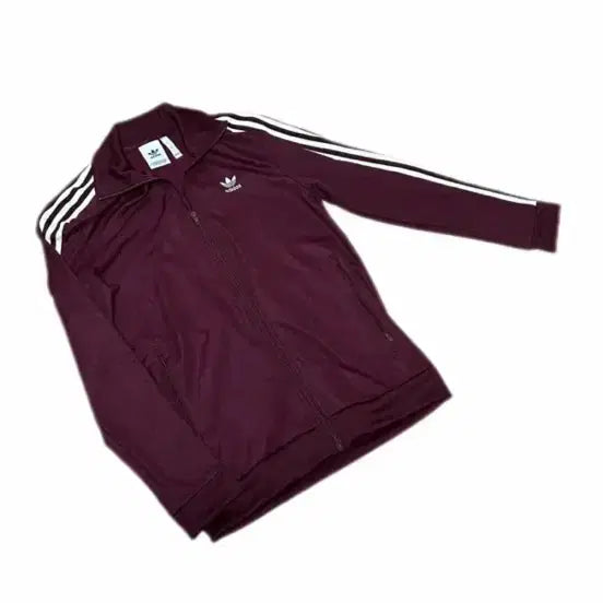 [BUNJANG] Adidas Beckenbauer Two-Way Track Top Jersey / 아디다스 신형 투웨이 버건디 베켄바우어 트랙탑 져지