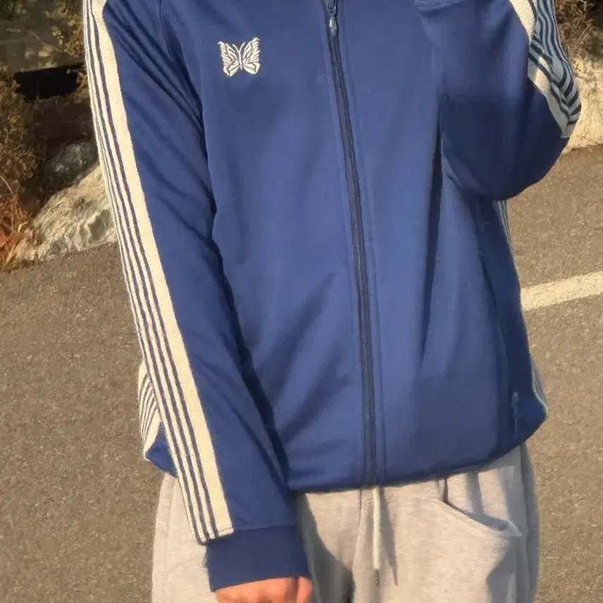 [BUNJANG] Needles Track Jacket Royal Blue Size S / 니들스 트랙자켓 로얄블루 s사이즈