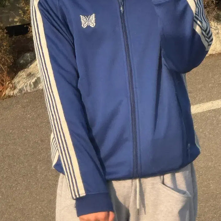 [BUNJANG] Needles Track Jacket Royal Blue Size S / 니들스 트랙자켓 로얄블루 s사이즈