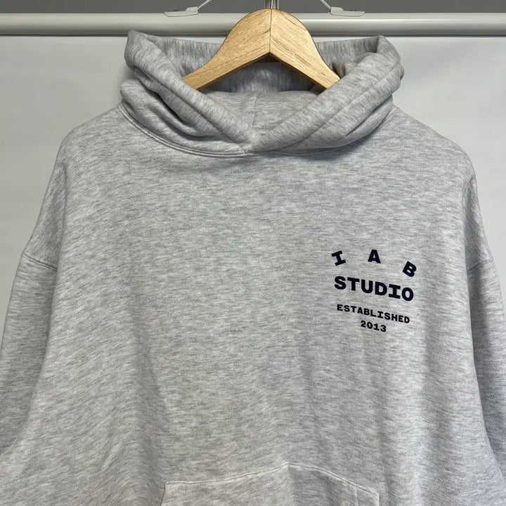 [BUNJANG] IAB Studio 25 Light Grey Hoodie XL / [정품/XL] *새상품 아이앱 스튜디오 25 라이트그레이 후드티