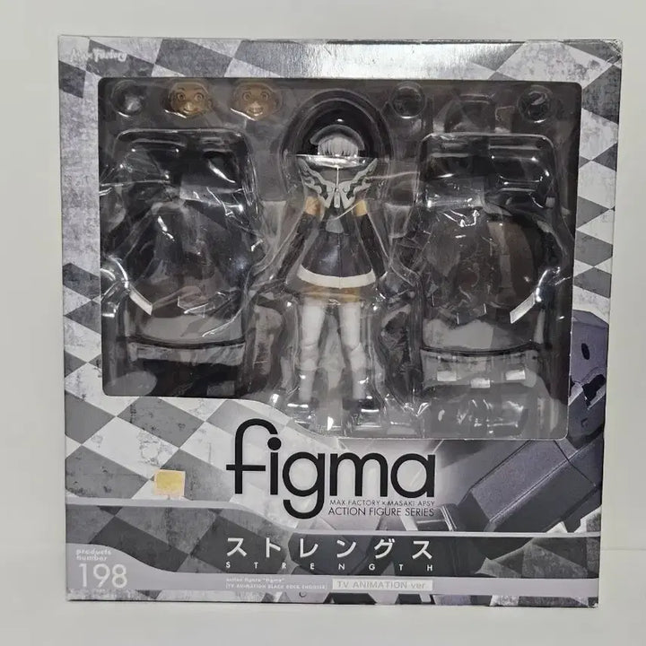 [BUNJANG] Figma Strength TVA Action Figure Black Rock Shooter Series / 주말할인6월까지)중고품)피그마figma 스트렝스TVA액션피규어 블랙록슈터