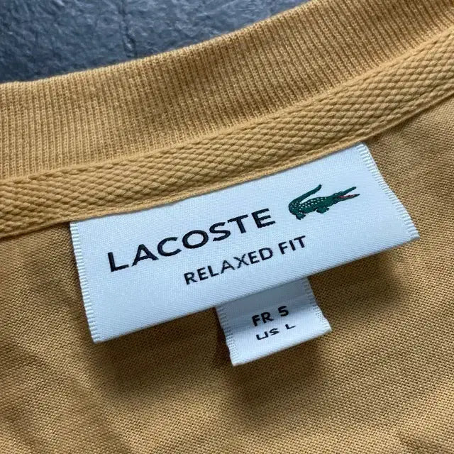 [BUNJANG] Lacoste 100 Short Sleeve T-Shirt / 100 라코스테 반팔티
