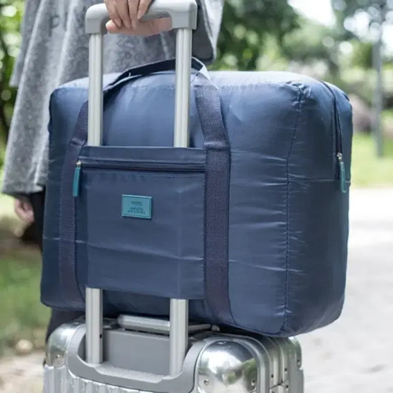 [BUNJANG] Travel Folding Carrier Pouch Set (2 pcs) / 여행용 접이식 캐리어 보조가방 2개일괄