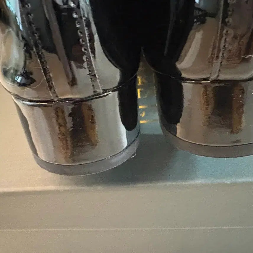 [BUNJANG] Rockfish Black Patent Pumps / 락피쉬