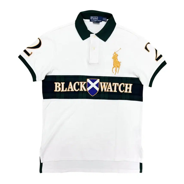 [BUNJANG] Polo Ralph Lauren Black Watch Big Pony Chieftain Polo Shirt (M) / 폴로 블랙와치 빅포니 치프키프 카라티(M)