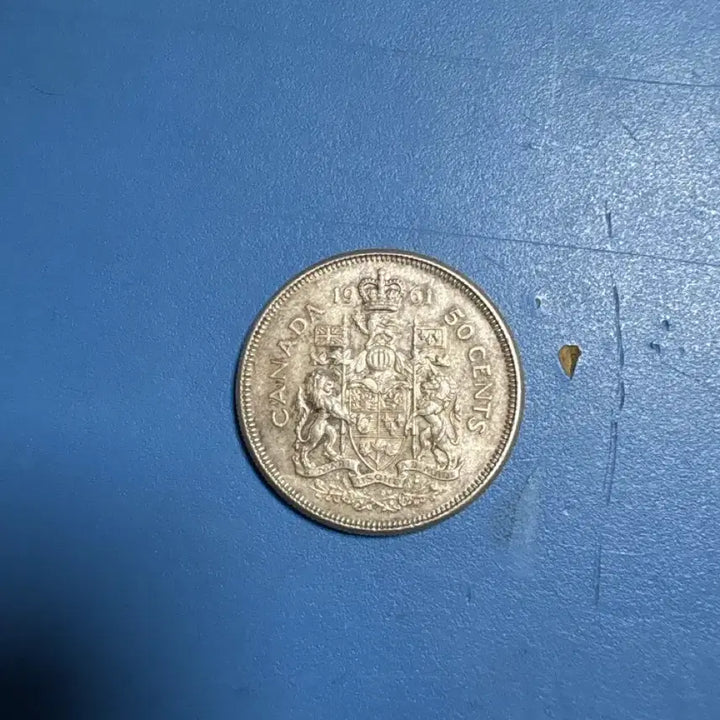 [BUNJANG] 1961 Canada 50 Cent Silver Coin / 캐나다 1961 50센트 은화