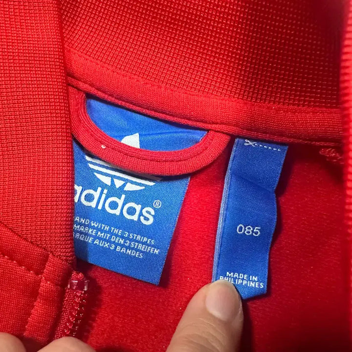 [BUNJANG] Adidas Superstar Red Track Top Jersey / (바배) 아디다스 슈퍼스타 레드 트랙탑 져지