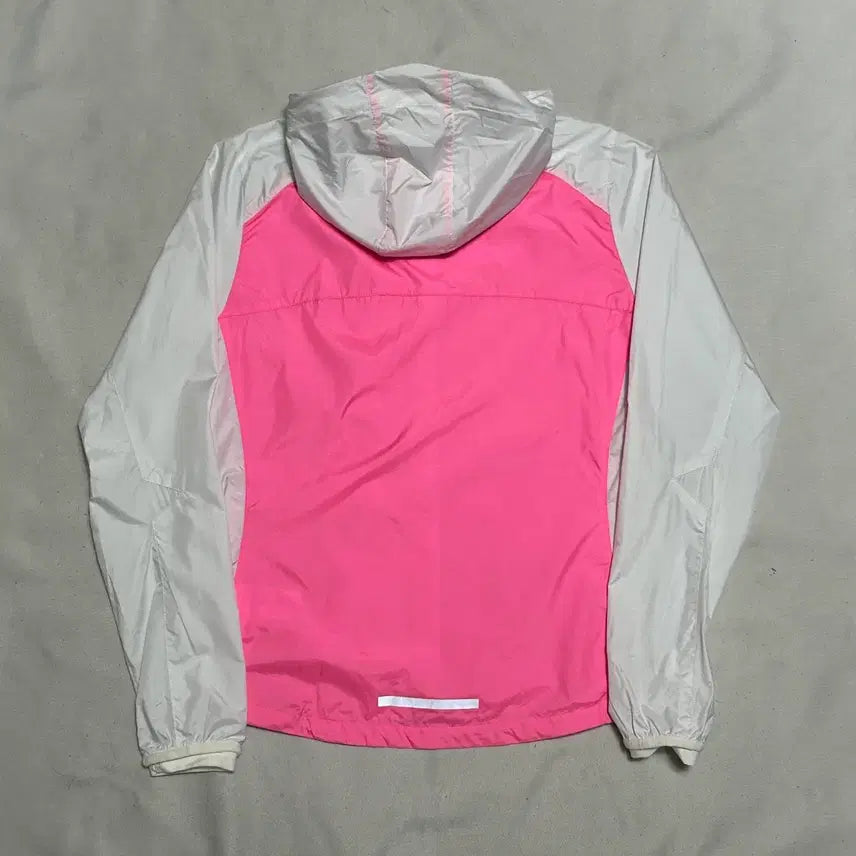 [BUNJANG] Nike Running Colorblock Windbreaker Jacket Pink White / L 나이키 러닝 핑크 화이트 배색 바람막이