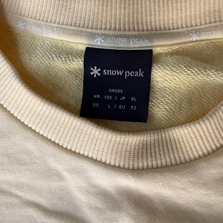 [BUNJANG] Snow Peak Big Logo Sweatshirt / 105 스노우피크 빅로고 맨투맨 0616T2