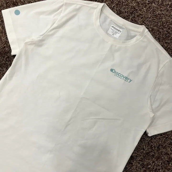 [SOLD OUT] 100 디스커버리 화이트 반팔 티셔츠