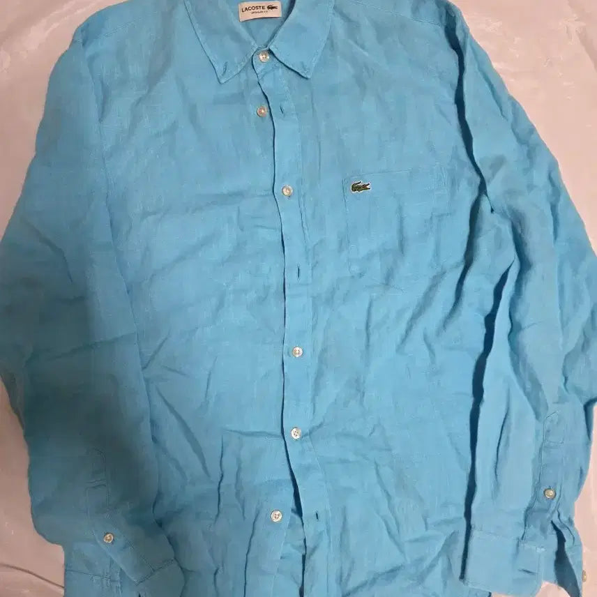 [SOLD OUT] 라코스테 100%린넨 셔츠자켓