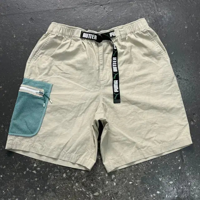 [SOLD OUT] 100 푸마 x 버터 굿즈 립스탑 카고 반바지