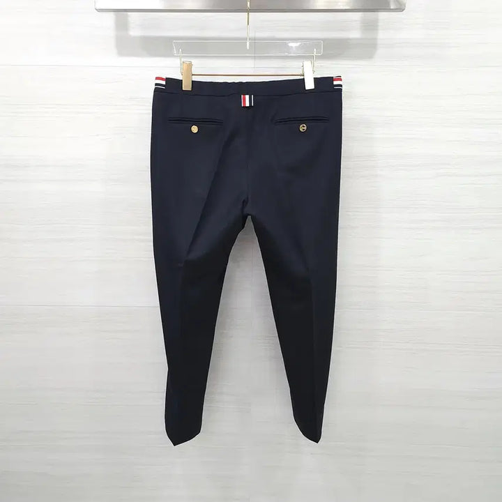[SOLD OUT] 1 / 톰브라운 네이비 삼선 울 팬츠