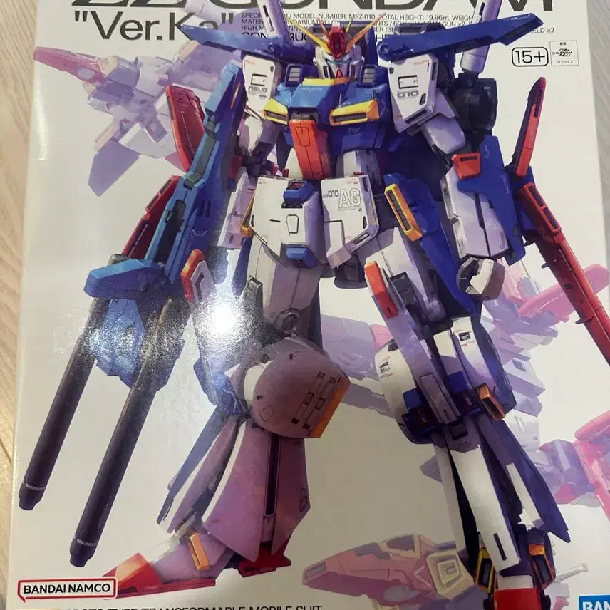 [BUNJANG] Bandai MG 1/100 Zeta Gundam Ver.Ka Model Kit / MG 더블제타 버카