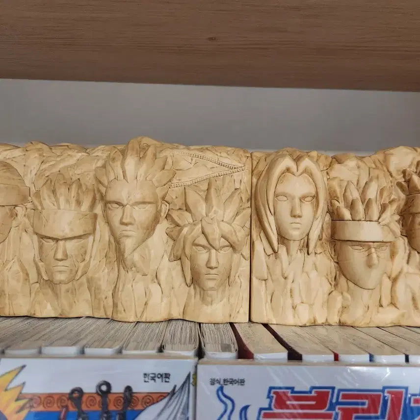 [BUNJANG] Naruto Hokage Rock Face Coin Bank / 나루토 피그라이프 호카게 얼굴바위 저금통