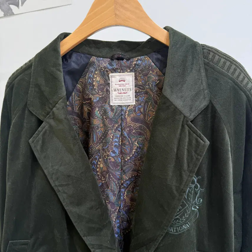 [SOLD OUT] 빈티지 WALNUTS (Made in Japan) 벨벳 더블 자켓