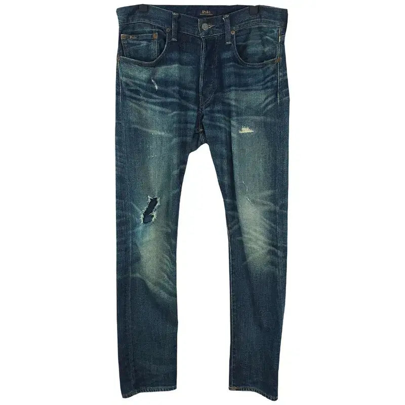 [SOLD OUT] 폴로 랄프로렌 빈티지 워시드 슬림핏 데님 팬츠 청바지 M21274