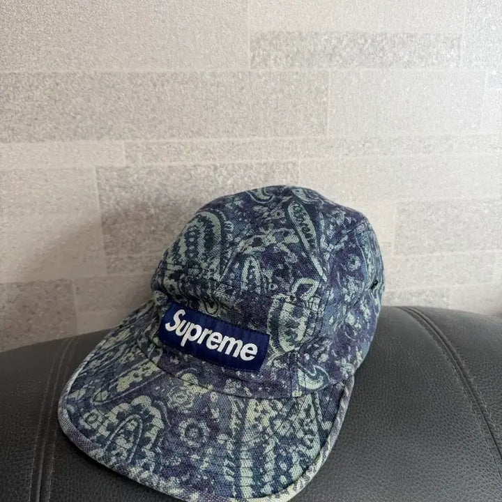 [SOLD OUT] 슈프림 페이즐리 캠프캡