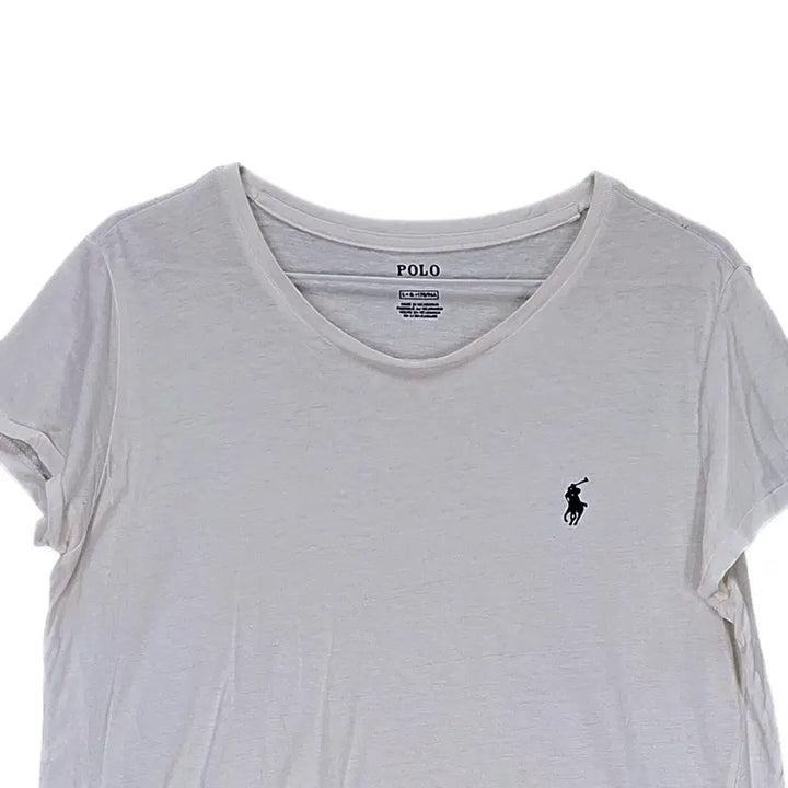 [SOLD OUT] 폴로랄프로렌 여성 클래식한 반팔티 100 아이보리 08341