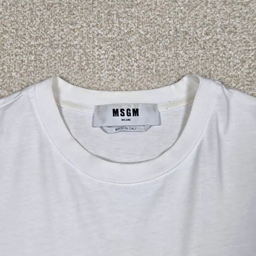 [SOLD OUT] [MSGM] 브러쉬 로고 반팔 티셔츠 | S00482
