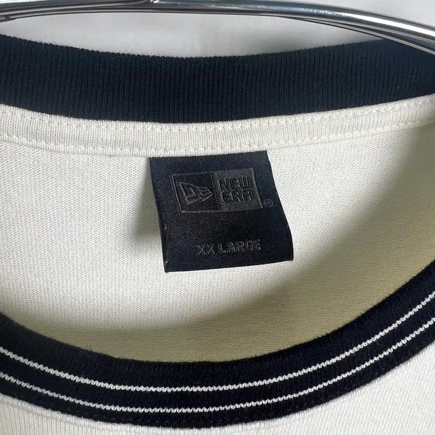 [SOLD OUT] NEW ERA 뉴에라 화이트 링거 반팔 티셔츠 2XL