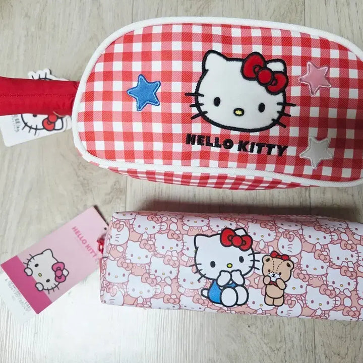 [SOLD OUT] 헬로키티 체크 파우치 2종