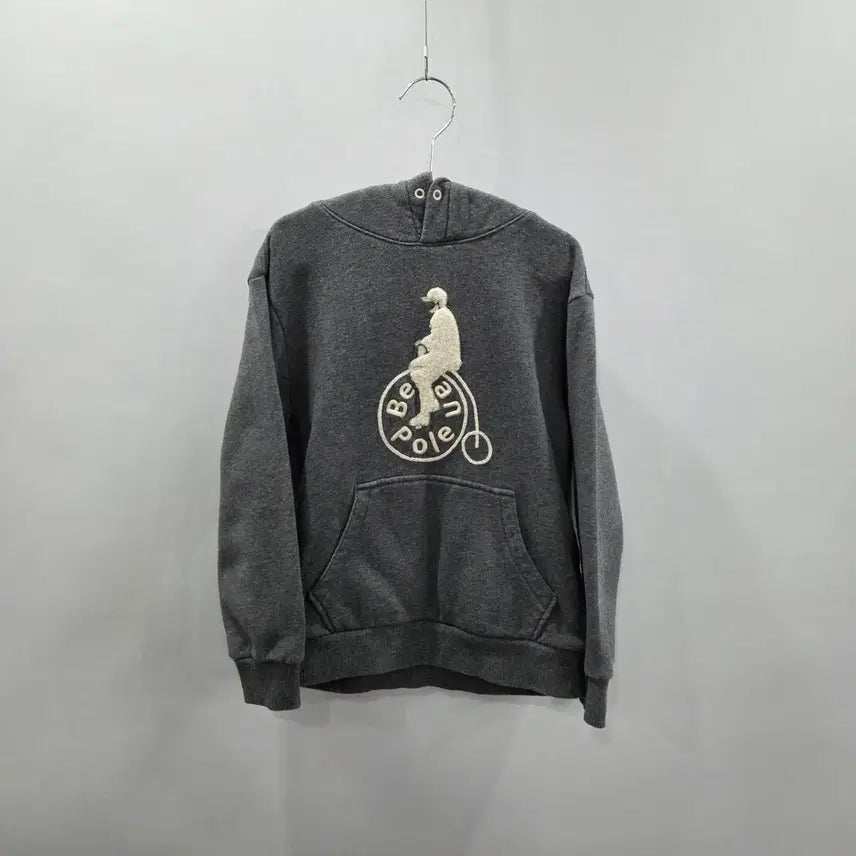 [BUNJANG] Beanpole Kids Embroidered Logo Fleece Hoodie Size 120/6/7 / 빈폴 키즈 자수로고 기모 후드티 120/6/7