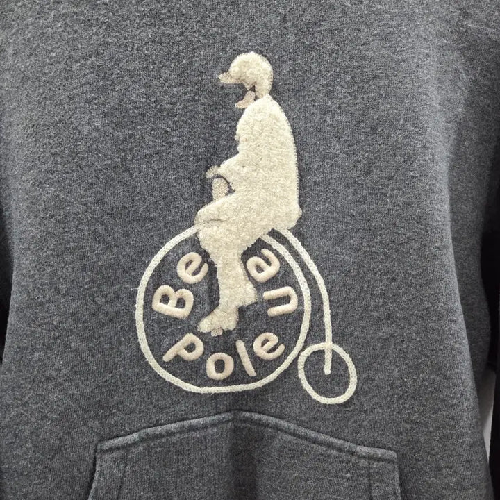 [BUNJANG] Beanpole Kids Embroidered Logo Fleece Hoodie Size 120/6/7 / 빈폴 키즈 자수로고 기모 후드티 120/6/7