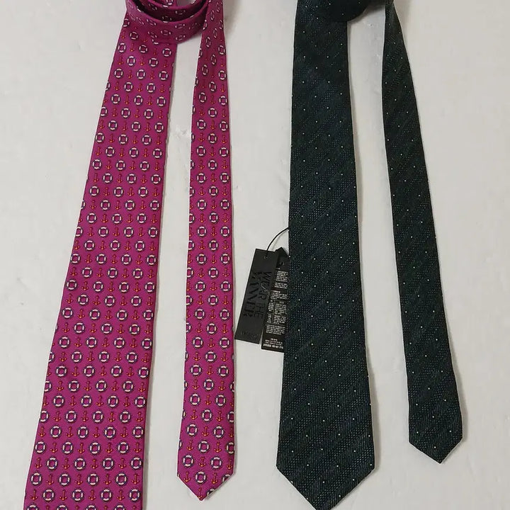 [BUNJANG] Polo Ralph Lauren &amp; STOC Silk Neckties (Set of 2) / 폴로 랄프로렌 + STOC 넥타이 2종