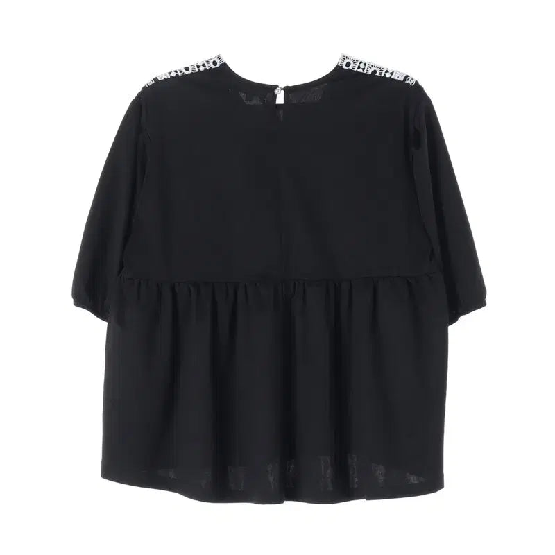 [BUNJANG] Poly Spandex Lace Blouse (Women&