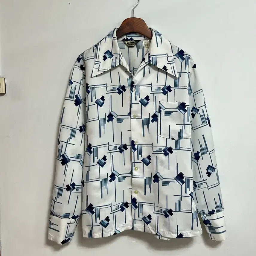 [BUNJANG] Vintage 70s Triumph Patterned Shirt / 빈티지 70s Triumph 패턴셔츠