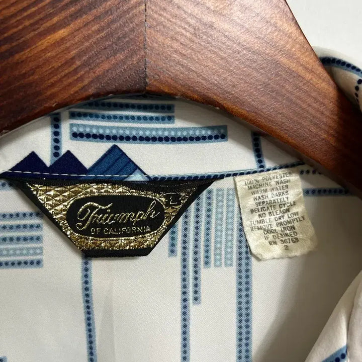 [BUNJANG] Vintage 70s Triumph Patterned Shirt / 빈티지 70s Triumph 패턴셔츠