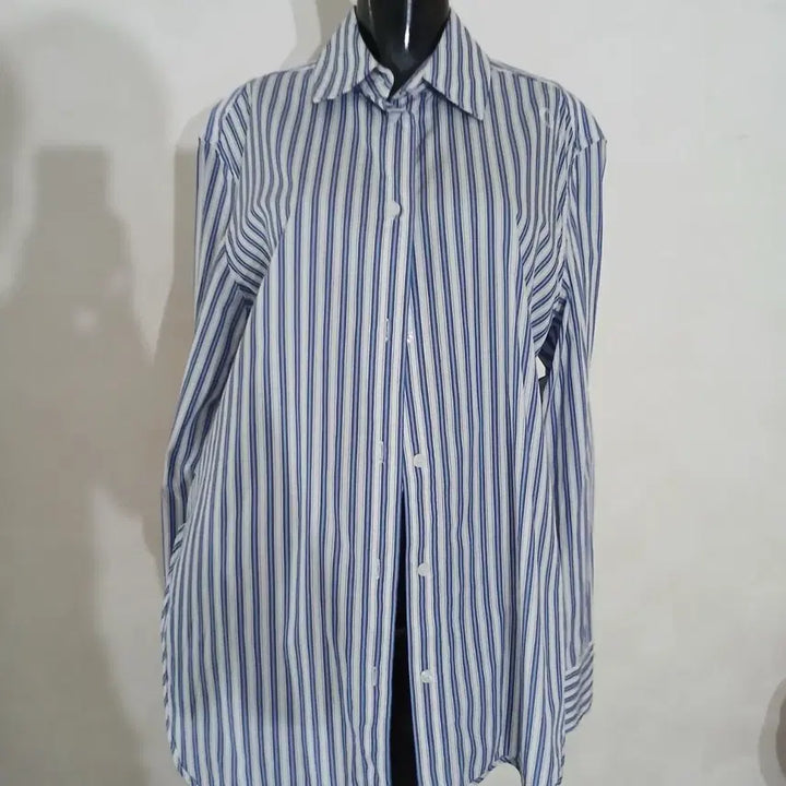 [BUNJANG] Clu Too Oversized Long Shirt Blouse / 023 Clu too 클루투 오버핏 롱셔츠 블라우스
