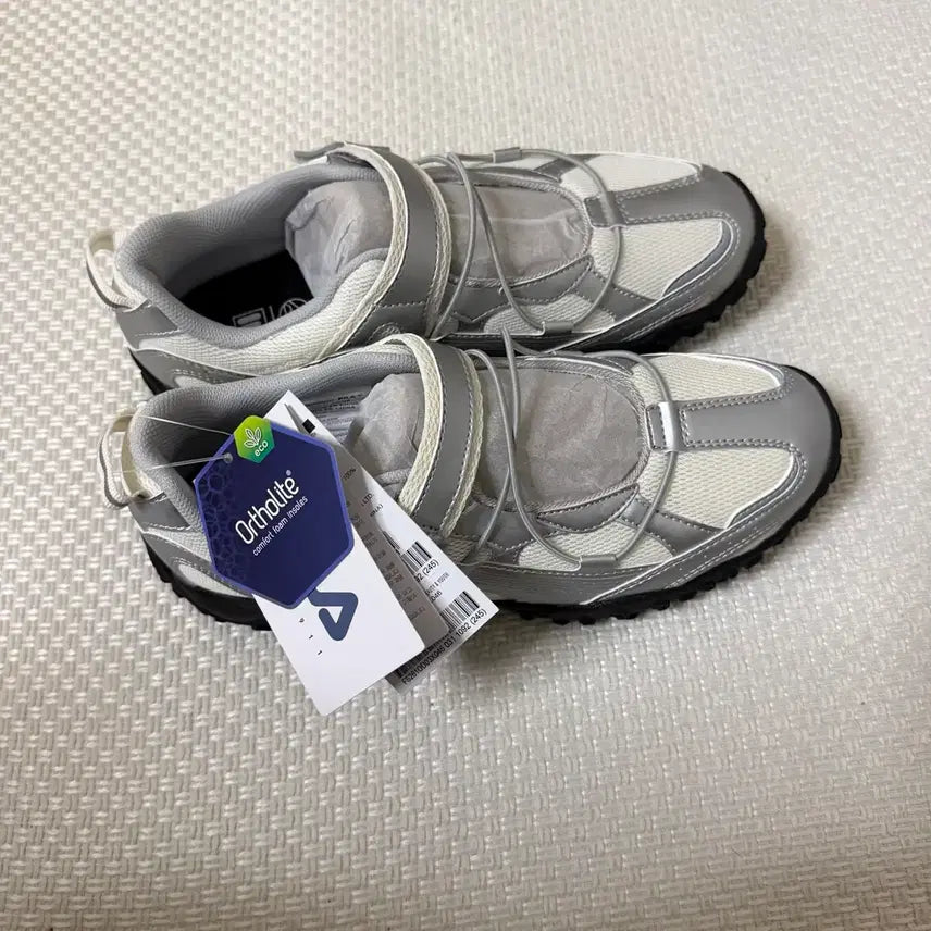 [BUNJANG] Fila Espace Mary Jane Shoes Silver 245 / 휠라 에샤페 메리제인(새상품)