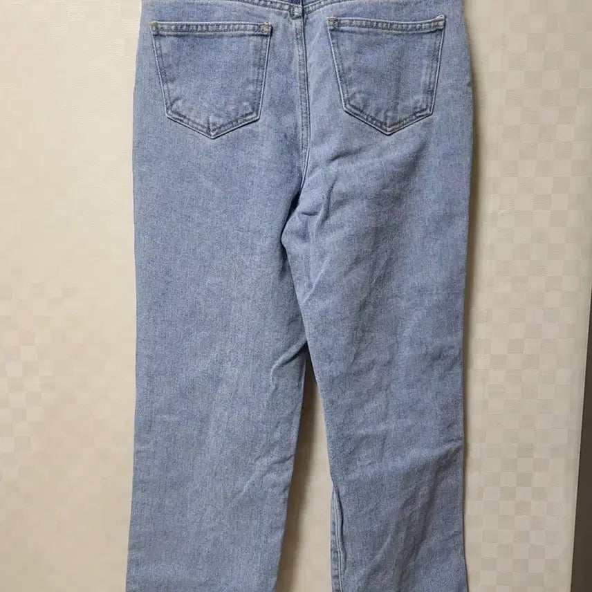 [BUNJANG] Light Wash Straight Leg Pants / 연청 일자 팬츠