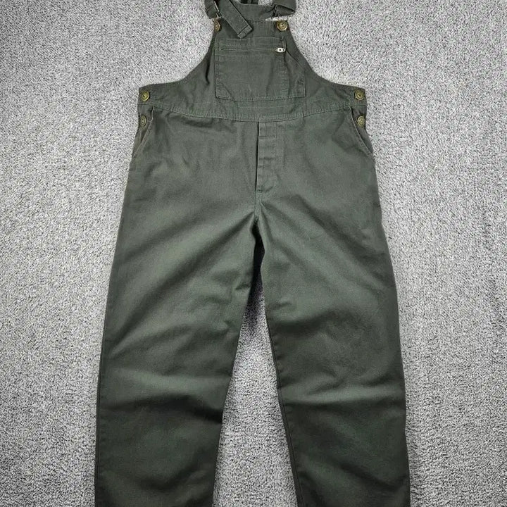 [BUNJANG] ONE TEASPOON Defender Khaki Overalls (Size 32" Estimated) / 원티스푼 디펜더 멜빵 오버롤 슈트 ( 32"추정 ) / 12689