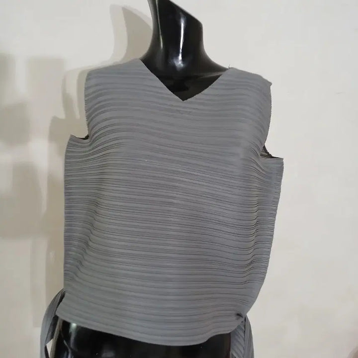 [BUNJANG] Pleats Me Pleats Blouse Free Size / 플리츠미 플리츠 블라우스 Free